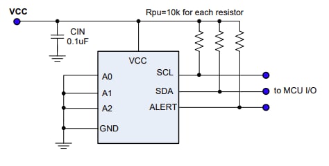 Schematic - PANJIT PJ85775 Digital Temperature Sensors